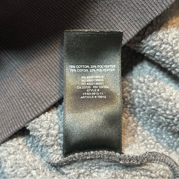 Tna Aritzia Cozy Fleece Perfect Quarter Zip Sweatshirt Black Cropped - Picture 4 of 6